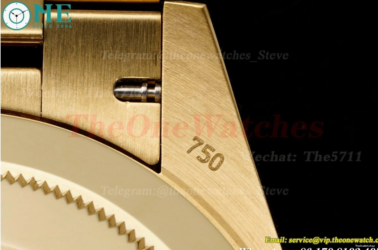 JDF (Gain Black 228238 YG DayDate VR3255 Dial V4 Textured 40mm YG Weight) 1204